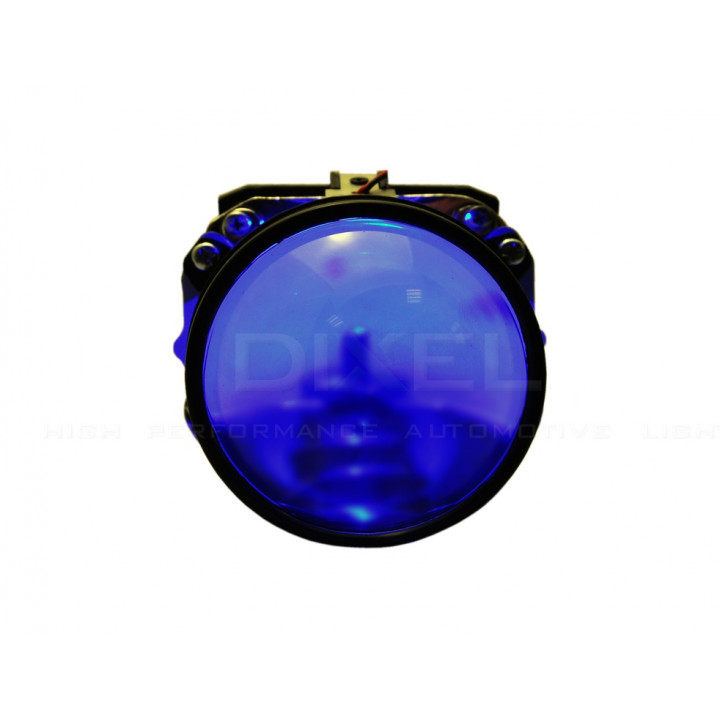 Devil eyes, Дьявольские Глазки, подсветка биксеноновых линз, подсветка линз в фаре (синий)